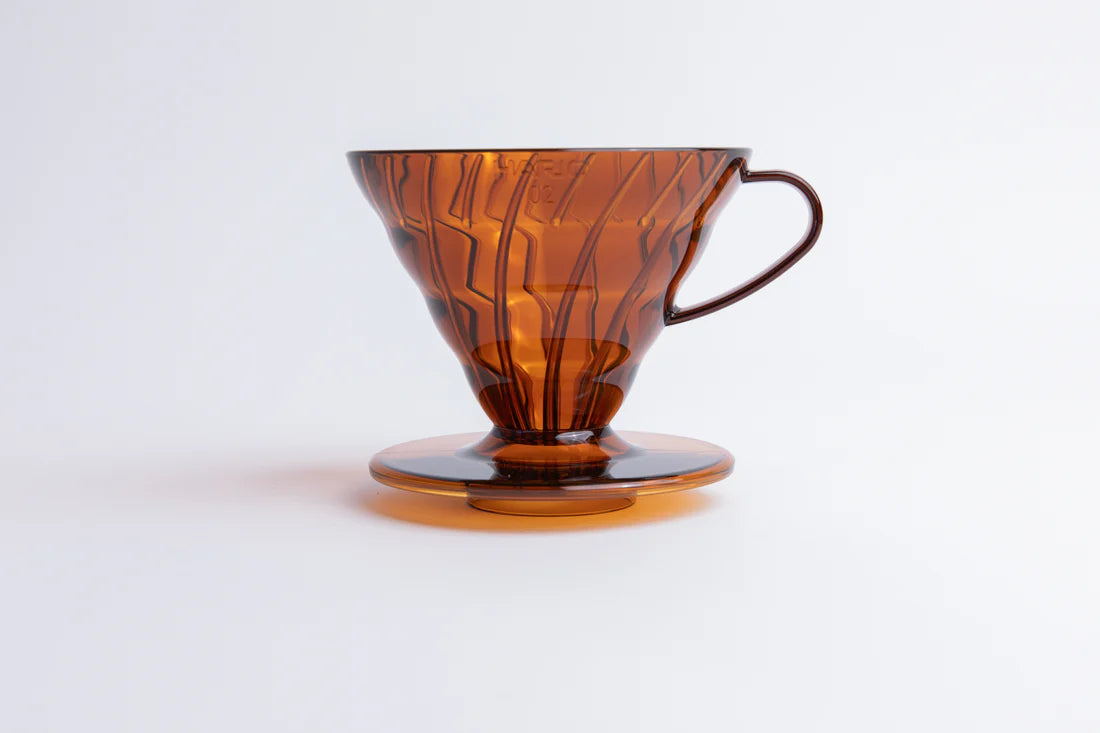 Hario V60 Plastic Coffee Dripper, Size 02, Clear