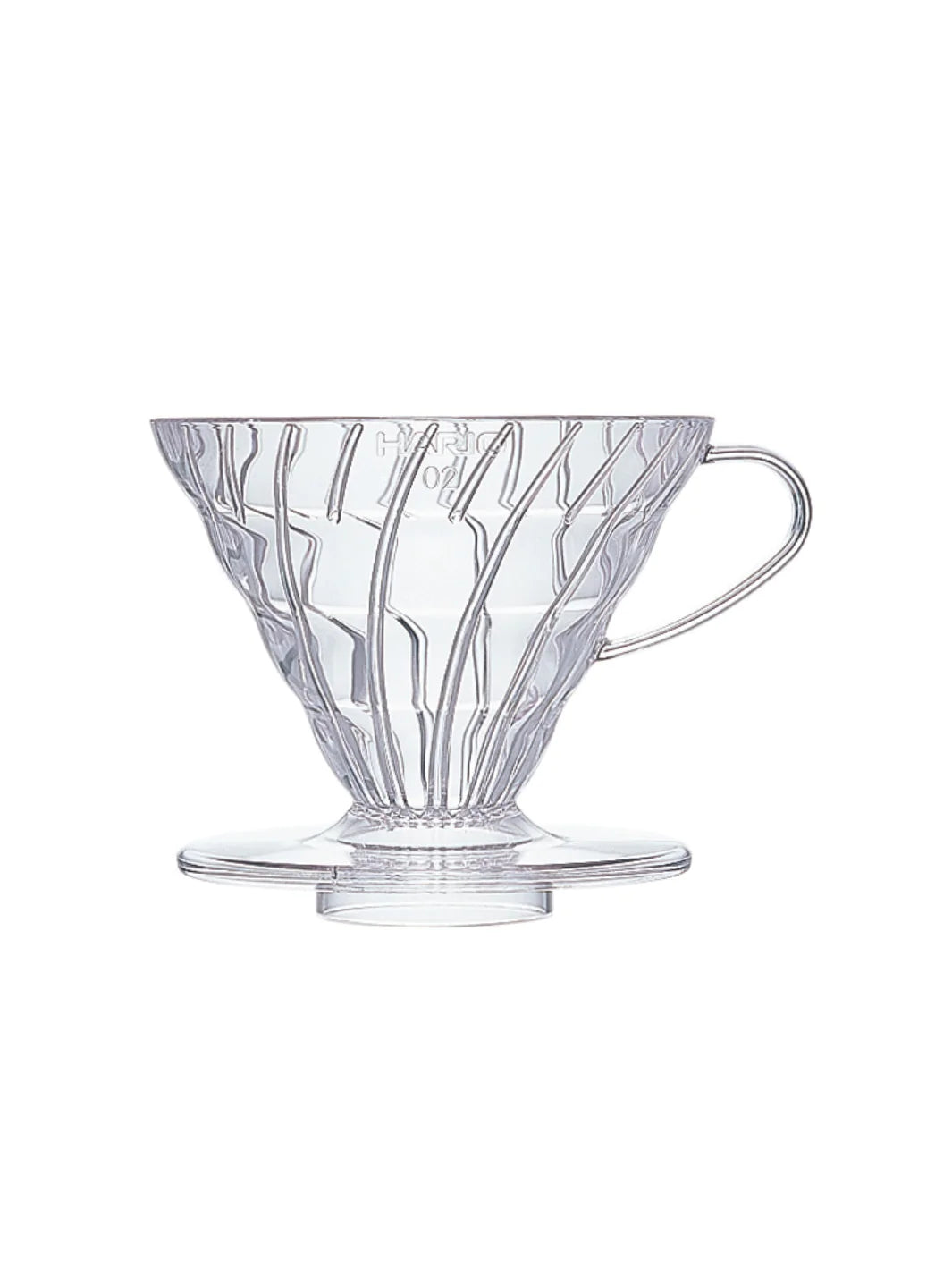 Hario V60 Plastic Coffee Dripper, Size 02, Clear