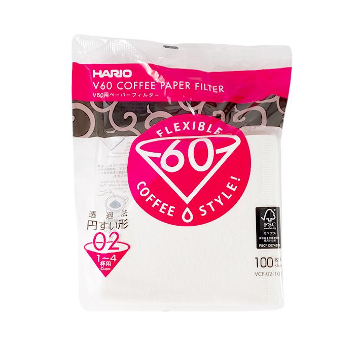 Hario V60-02 White (100Pack)